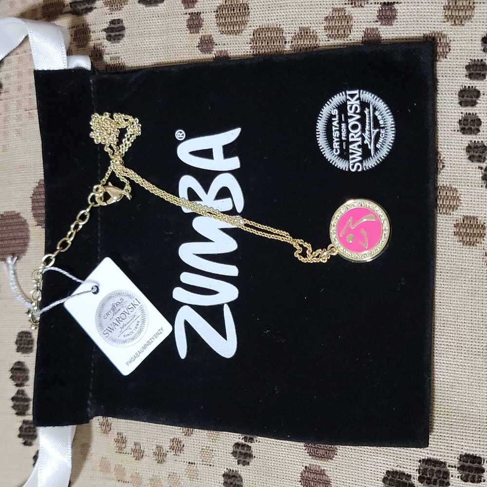 Zumba Fitness Zumba goltone necklace with Swarovski crystals